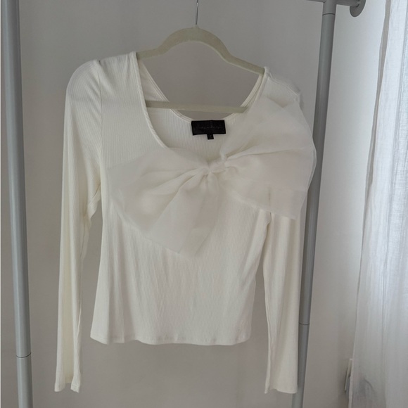 Anthropologie Brooklyn Sunday Bow Top - Picture 5 of 5